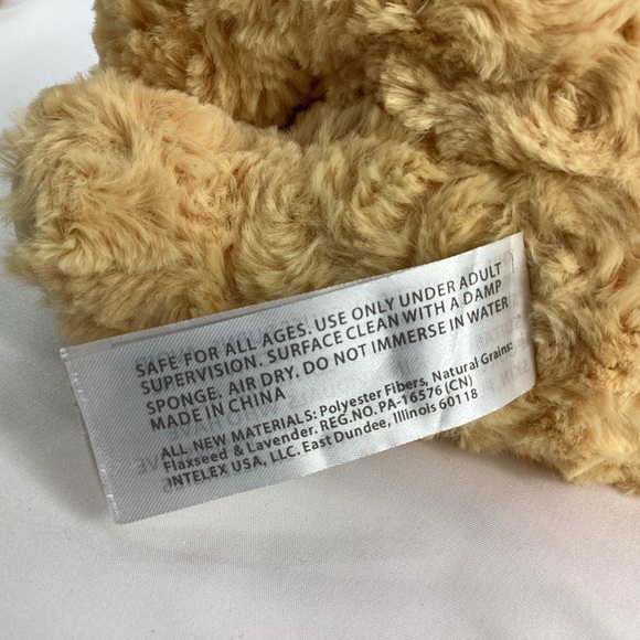 Warmies Cozy Plush Golden Puppy Dog Junior Mini Therapy Microwavable Heatable - Picture 9 of 12